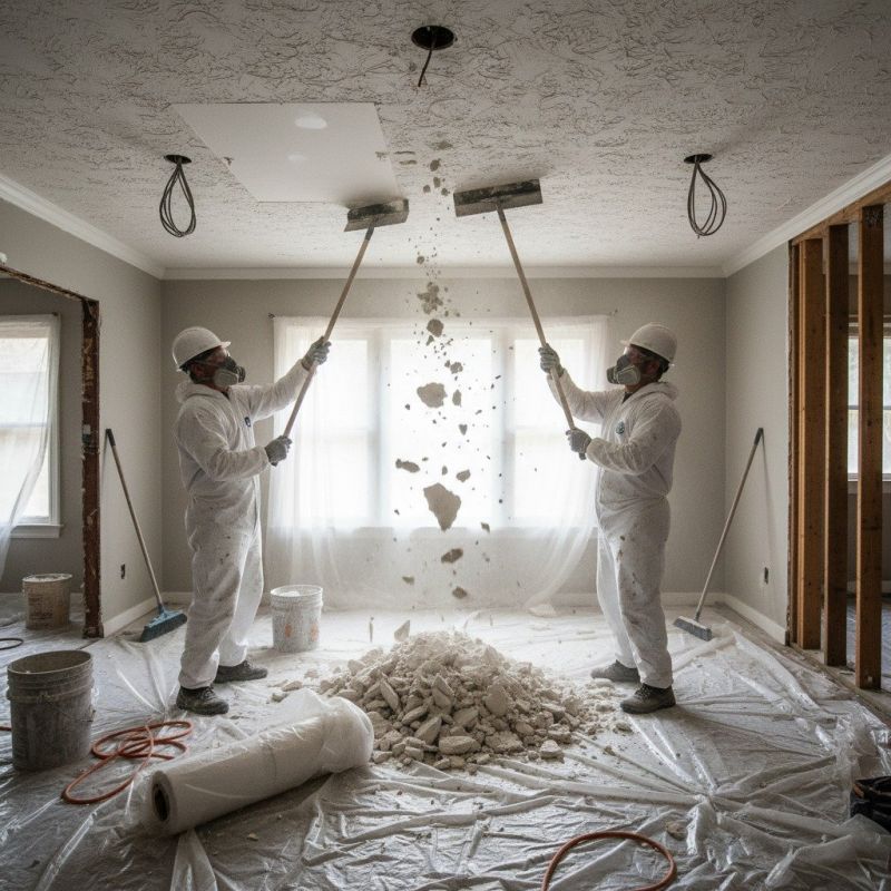 Swirl Ceiling Removal