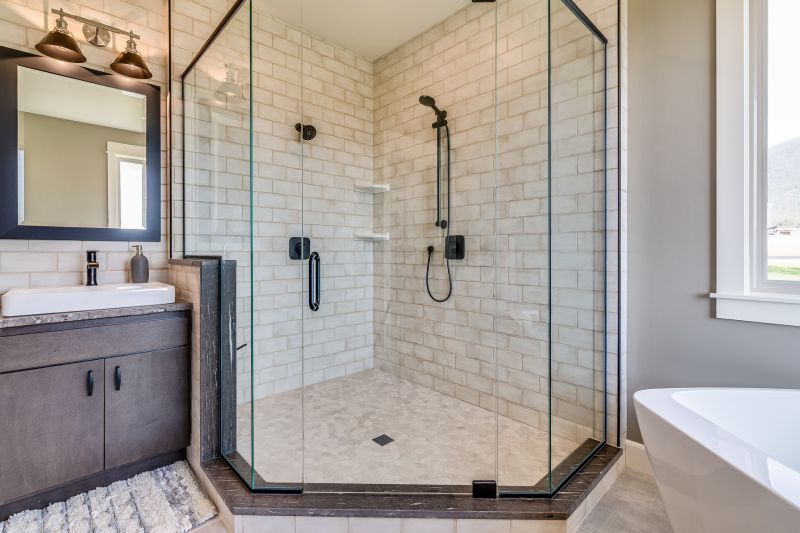 Glass Enclosed Walk-In Shower